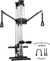 GMWD Cable Machine Home Gym, Wall Mount Functional Trainer with Dual Swivel Arms and 22 Adjustable Positions, All-in-One Cable Crossover Machine for Home Gym by GMWD