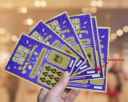 Gold Luck Pregnancy Announcement Fake Lottery Scratch Off Tickets, Great Idea for Pregnancy Reveal, 12 Cards by WINGKIND