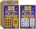 Gold Luck Pregnancy Announcement Fake Lottery Scratch Off Tickets, Great Idea for Pregnancy Reveal, 12 Cards by WINGKIND