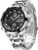 GOLDEN HOUR Luxury Stainless Steel Analog Digital Watches for Men Male Outdoor Sport Waterproof Big Heavy Wristwatch by GOLDEN HOUR