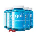 Goli Ashwagandha & Vitamin D Gummy - 60 Count - Mixed Berry, KSM-66, Vegan, Plant Based, Non-GMO, Gluten-Free & Gelatin Free Relax. Restore. Unwind, Pack of 1 by Goli