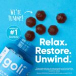 Goli Ashwagandha & Vitamin D Gummy - 60 Count - Mixed Berry, KSM-66, Vegan, Plant Based, Non-GMO, Gluten-Free & Gelatin Free Relax. Restore. Unwind, Pack of 1 by Goli