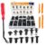 GOOACC – GRC-33 240PCS Bumper Retainer Clips Car Plastic Rivets Fasteners Push Retainer Kit Most Popular Sizes Auto Push Pin Rivets Set -Door Trim Panel Fender Clips for GM Ford… by GOOACC