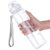 GOPPUS Water Bottle,Clear Water Bottles with Straw,32oz Sports Bottle With Time Markers-BPA-Free Tritan Wide Mouth Bottle Leakproof Motivational wate bottles for… by GOPPUS