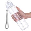 GOPPUS Water Bottle,Clear Water Bottles with Straw,32oz Sports Bottle With Time Markers-BPA-Free Tritan Wide Mouth Bottle Leakproof Motivational wate bottles for… by GOPPUS