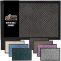GORILLA GRIP 100% Waterproof All-Season WeatherMax Doormat US Designed Natural Rubber, Stain and Fade Resistant, Low Profile Indoor Outdoor Door Mats, Easy Clean Patio Mat,… by GORILLA GRIP