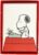 Graphique Peanuts Typewriter Boxed Notecards, 16 Snoopy at Typewriter Cards Embellished with Glitter, with Matching Envelopes and Storage Box, 3.25″ x 4.75″ by Graphique