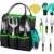 GROWIT Heavy Duty Gardening Tools – 22-Piece Gardening Gifts for Women, Men, Mom, Dad – Durable, Ergonomic Garden Tools Set by Craft911