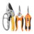 GROWNEER 3 Pack Garden Scissors kit Professional Garden Pruning Shears Stainless Steel Garden Shears Gardening Clippers Flower Plant Scissors Tools Arthritis Weak Hand Pruner… by GROWNEER