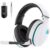 Gtheos 2.4GHz Wireless Gaming Headset for PS5, PS4 Fortnite & Call of Duty/FPS Gamers, PC, Nintendo Switch, Bluetooth 5.3 Gaming Headphones with Noise Canceling Mic, Stereo… by Gtheos
