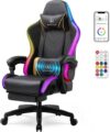 GTPLAYER Gaming Chair, RGB Gaming Chairs with LED Lights, Video Gaming Chair for Adults, Ergonomic Computer Gaming Chair with Linkage Armrest, Reclining Chair with Headrest… by GTPLAYER
