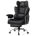 GTRACING Gaming Chair,Office Chair with Pocket Spring Lumbar Support, Ergonomic Comfortable Wide Office Desk Computer Chair with Outward Fixed Soft Armrests and Footrest (PU… by GTRACING