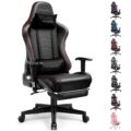 GTRACING Gaming Chair with Footrest Speakers Video Game Chair Bluetooth Music Heavy Duty Ergonomic Computer Office Desk Chair by GTRACING