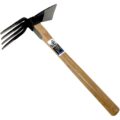 HACHIEMON Japanese Craftsmanship Garden Hand Tool Hoe and Cultivator Hand Tiller – Sturdy and Sharp by HACHIEMON