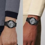 HANPOSH Mens Digital Watch Ultra Thin Minimalist Sports Waterproof Outdoor LED Screen Large Face Wrist Watches for Men with Back Light Alarm Date Stopwatch by HANPOSH