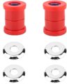 Harley Polyurethane Handlebar Riser Bushings Compatible with Harley Davidson Big Twin 1973-2018, Harley Sportster 1973-2003 by LangPu