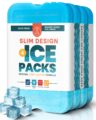 Healthy Packers Ice Packs for Lunch Boxes & Coolers – Freezer Packs – Original Cool Pack | Cooler Accessories for Beach, Camping & Fishing | Slim & Long-Lasting Reusable Ice… by Healthy Packers
