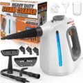 Heavy Duty Handheld Steam Cleaner for Cleaning with Lockable Steam Button&11pcs Accessories, Unlimited Water Addition for Continuous Steaming, Multi-Purpose Steamer for Cleaning… by SteamFusion
