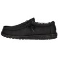 HEYDUDE Men’s Wally Stretch Canvas Loafers | Comfortable Lightweight Slip-On Shoes for Men | Casual Walking, Travel & Everyday Comfort by HEYDUDE