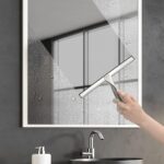 Hiware All-Purpose Shower Squeegee for Shower Doors, Bathroom, Window and Car Glass - Stainless Steel, 10 Inches by HIWARE