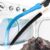 Holikme 2 Pieces Dryer Vent Cleaner Kit, Dryer Lint Vacuum Attachment and Flexible Dryer Lint Brush, Dryer Vent Vacuum Hose Attachment,Blue by Holikme