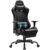 Homall Gaming Chairs, Computer Chair with Footrest and Massage Lumbar Support, Height Adjustable Game Chair with Headrest and Swivel Seat (Black) by Homall