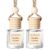 HoogaLife Car Air Freshener Diffuser 2 Pack Hanging Air Freshener Diffuser – Vanilla Cream Fragrance Oil Air D iffuser for Car, 45+ days Long Lasting Fragrance Made in USA C ar… by HoogaLife