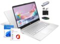 HP 14″ Laptop 2025 Business Student Slim Computer, Lifetime MS Office, Copilot AI, Quad-Core Intel CPU, 16GB RAM, 628GB Storage (128GB UFS+500GB Ext), MarxsolAccessory, Wi-Fi 6,… by HP