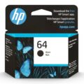 HP 64 Black Ink Cartridge for HP Printers | Works with Printer Series: ENVY Inspire 7950e; ENVY Photo 6200, 7100, 7800; Tango | Eligible for Instant Ink | N9J90AN by HP