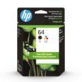 HP 64 Black & Tri-Color Ink Cartridges for HP Printers (Combo Pack) | Works with Printer Series: Inspire 7950e; ENVY Photo 6200, 7100, 7800; Tango | Eligible for Instant Ink |… by HP