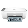 HP DeskJet 2855e Wireless All-in-One Color Inkjet Printer, Scanner, Copier, Best-for-home, 3 month Instant Ink trial included, AI-enabled (588S5A) by HP