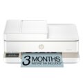 HP Envy 6555e Wireless All-in-One Color Inkjet Printer, Portobello, Print, scan, copy, Duplex printing Best-for-home, 3 month Instant Ink trial included, AI-enabled (714N5A) by HP