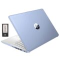 HP Stream 14″ HD BrightView Laptop, Intel Celeron N150, 16GB RAM, 288GB Storage (128GB eMMC + 160GB Docking Station Set), Intel UHD Graphics, 720p Webcam, Wi-Fi, 1 Year Office… by HP
