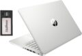 HP Stream 14″ HD BrightView Laptop, Intel Celeron N150, 16GB RAM, 288GB Storage (128GB eMMC + 160GB Docking Station Set), Intel UHD Graphics, 720p Webcam, Wi-Fi, 1 Year Office… by HP