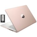 HP Stream 14″ HD BrightView Laptop, Intel Celeron N4120, 16GB RAM, 416GB Storage (128GB eMMC + 288GB Docking Station Set), Intel UHD Graphics, 720p Camera, Wi-Fi, 1 Year Office… by HP