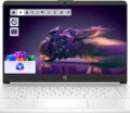 HP Student and Home Laptop with Free Microsoft 365, 16GB RAM, 1.1TB Storage (128GB SSD and 1TB Cloud Storage), Fast Intel Core, Win 11 w/o Earbuds – Perfect for Work & Play by HP