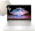 HP Student and Home Laptop with Free Microsoft 365, 16GB RAM, 1.1TB Storage (64GB SSD with 64GB External and 1TB Cloud Storage), Fast Intel Core, Win 11 w/o Earbuds (Pale Gold) by HP