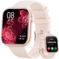 Hwagol Smart Watch (Answer/Make Call) 1.85inch Fitness Tracker, DIY Dials/Pedometer/Calories/Multiple Sport Modes/Voice Assistant, Smart Watches for Men Women Android iOS Phones by Hwagol