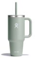 Hydro Flask Travel Tumbler with Handle, Lid and Straw – Insulated Stainless Steel in 40 Oz Agave by Hydro Flask