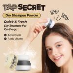 I DEW CARE Tap Secret Dry Shampoo Powder with Biotin - Tap Secret Original | Strengthening & Volumizing, Refillable, Travel size, Non-aerosol, Brunette, Korean Ginseng, Dry... by I DEW CARE