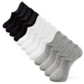 IDEGG No Show Socks Women & Men Low Cut Ankle Short Athletic Running Casual Invisible Liner Socks by IDEGG