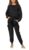 Imily Bela Kids Girls Sweatsuit Lounge sets Crewneck Sweatshirt Casual Drawstring Sweatpants with Pocket by Imily Bela