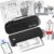 Inkless Portable Printer for Travel, Wireless Thermal Printer Supports 8.5 x 11 Inch Thermal Paper, Bluetooth Machine Includes Carry Case and 3 Rolls of Paper Kit, Black by Gloryang
