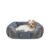 INVENHO Rectangle Washable Orthopedic Dog Bed for Small, Medium and Large Dogs, Soft Calming, Sleeping Puppy Bed Durable Pet Cuddler with Anti-Slip Bottom, S (20″x19″x6″) by INVENHO