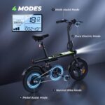 isinwheel Electric Bike for Adult 500W Motor, 20 mph Folding Ebike, 14"/16"/20" Adult Electric Bicycles with Smart Uphill, 280.8Wh/374.4Wh Battery, Mini E Bikes for Adults and... by isinwheel