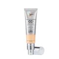 IT Cosmetics CC+ Cream – Natural Full Coverage Foundation With SPF 50+, Color Corrector & Anti-Aging Hydrating Serum, Hyaluronic Acid + Peptides, Lightweight Up To 24H Wear, All… by