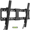 IWORKBORAD 55 65 75 85 inch Tilting TV Wall Mount for 32-90 ” TVs, Low Profile TV Mount Bracket, Safe Lock & Quick Release, Max VESA 600x400mm, 24 inch Studs,132 lbs, Fit Most… by IWORKBOARD