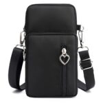 JANKS Small Crossbody Bag for Women - Mini Phone Purses with Crossbody Strap and Wallet - Nylon Arm Bag by JANKS