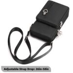 JANKS Small Crossbody Bag for Women - Mini Phone Purses with Crossbody Strap and Wallet - Nylon Arm Bag by JANKS