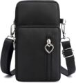 JANKS Small Crossbody Bag for Women – Mini Phone Purses with Crossbody Strap and Wallet – Nylon Arm Bag by JANKS